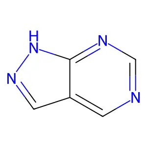 1H-Pyrazolo(3,4-d)pyrimidine structure