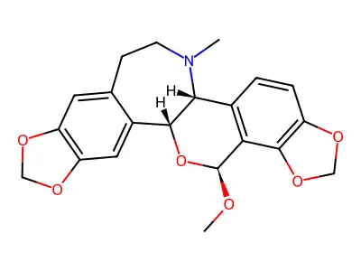 丽春花碱 structure