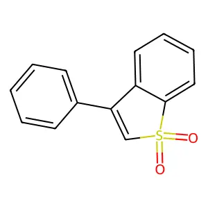 3-Phenyl-1-benzothiophene 1,1-dioxide structure