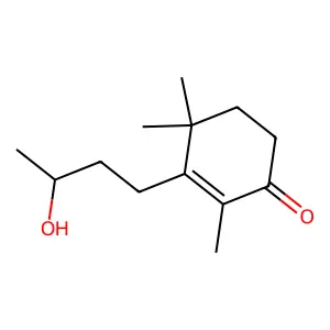 2-Cyclohexen-1-one, 3-(3-hydroxybutyl)-2,4,4-trimethyl- structure