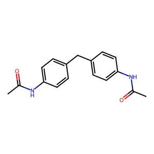 4',4''-Methylenebis(acetanilide) structure
