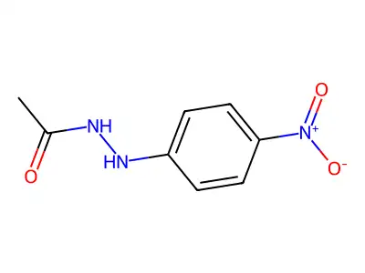 Acetic acid, 2-(4-nitrophenyl)hydrazide structure