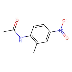 N-(2-甲基-4-硝基苯基)乙酰胺 structure