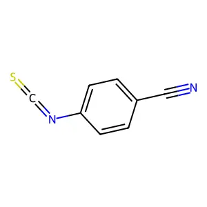 4-异硫氰酸酯基苯甲腈 structure