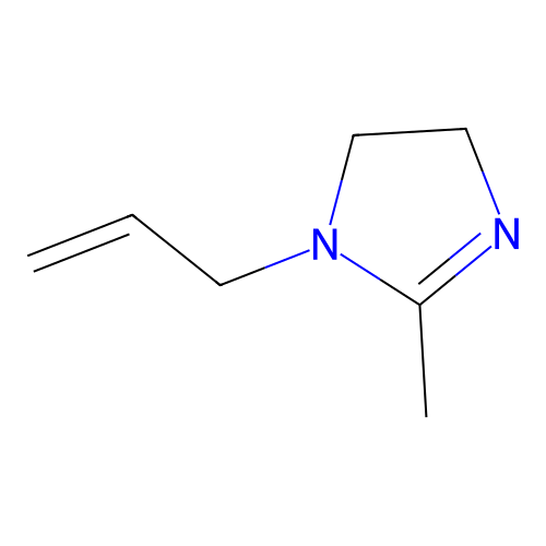 N-Allyl-2-Methyl-imidazolin structure