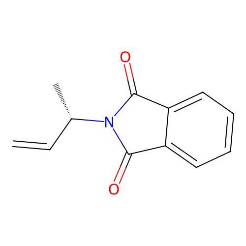(S)-2-(But-3-en-2-yl)isoindoline-1,3-dione structure