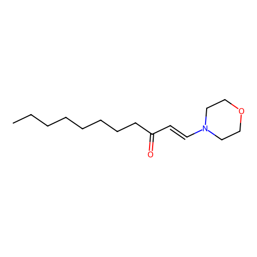 4-(Oxoundecen-1-yl)morpholine structure