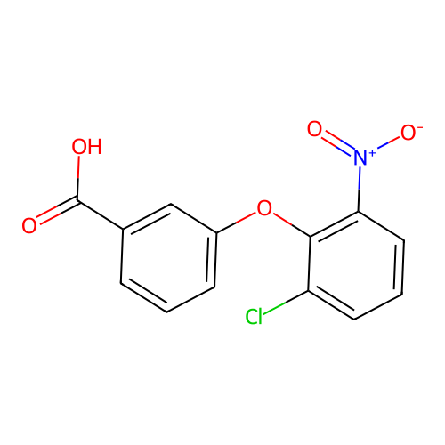 3-(2-Chloro-6-nitrophenoxy)benzoic acid structure