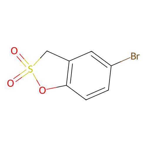 5-bromo-3H-1,2-benzoxathiole 2,2-dioxide structure