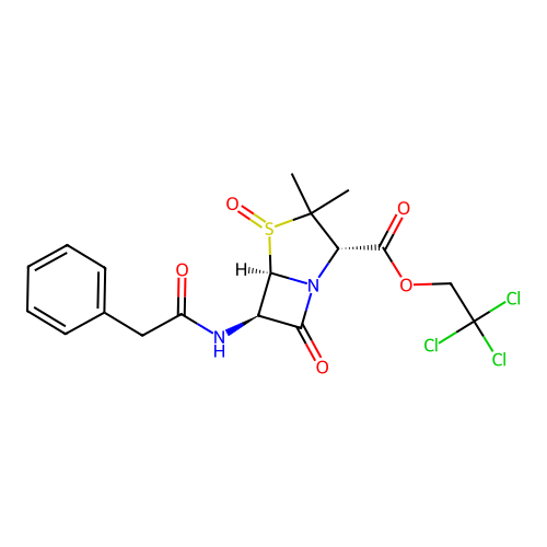 TRICHLOROETHYL6- PENICILLANATES-OXIDE structure
