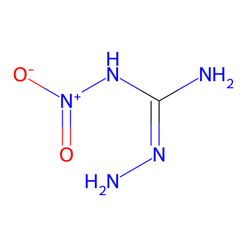 Hydrazinecarboximidamide, N-nitro- structure