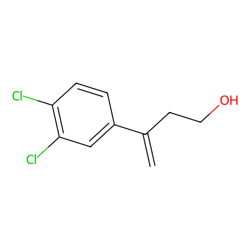 3-(3,4-Dichlorophenyl)-3-buten-1-ol structure