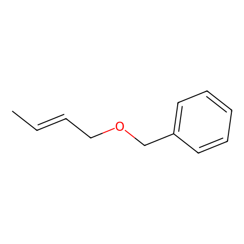 [(E)-but-2-enoxy]methylbenzene structure