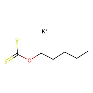 Potassium pentylxanthate structure