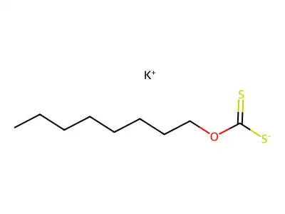 Potassium octylxanthate structure
