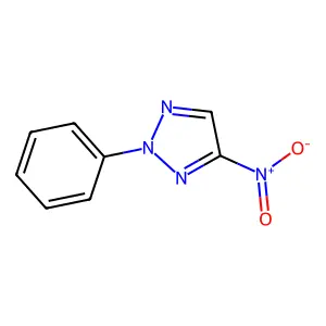 4-Nitro-2-phenyl-2H-1,2,3-triazole structure