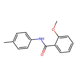 2-methoxy-N-(4-methylphenyl)benzamide structure
