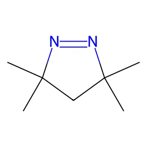 3,3,5,5-Tetramethyl-1-pyrazoline structure