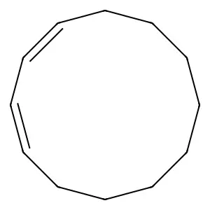 Cyclododecadiene structure