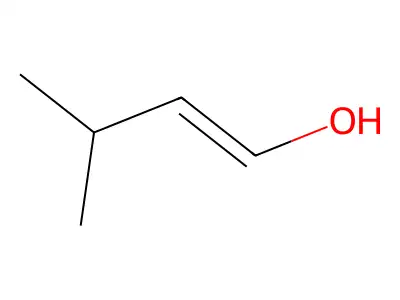 3-Methylbut-1-en-1-ol structure