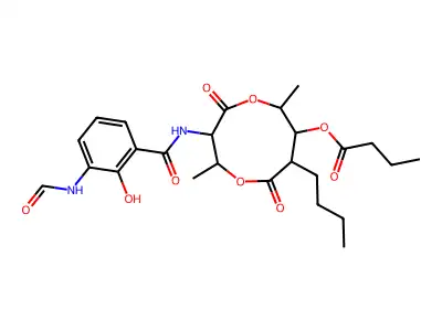 Antimycin A4 structure