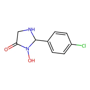 2-(4-Chlorophenyl)-3-hydroxyimidazolidin-4-one structure