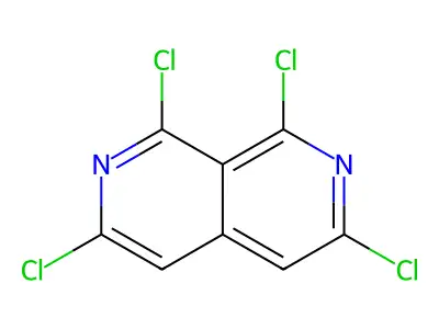 1,3,6,8-Tetrachloro-2,7-naphthyridine structure