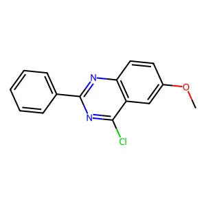 4-Chloro-2-phenyl-6-quinazolinyl methyl ether structure