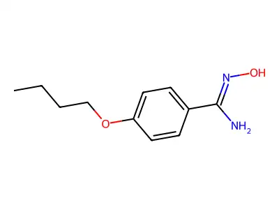 (Z)-4-Butoxy-N'-hydroxybenzimidamide structure