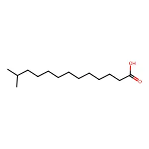 Isotetradecanoic acid structure