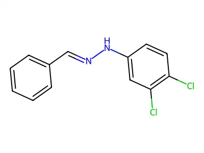 N-(benzylideneamino)-3,4-dichloroaniline structure