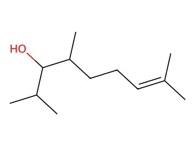 2,4,8-Trimethylnon-7-en-3-ol structure