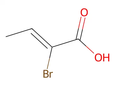 2-Bromobut-2-enoic acid structure