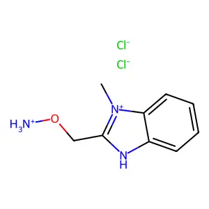 Benzimidazole, 2-(aminooxymethyl)-1-methyl-, dihydrochloride structure