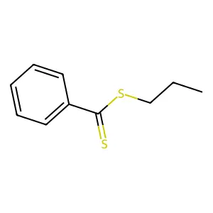 Benzenecarbodithioic acid, propyl ester structure