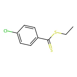 Benzenecarbodithioic acid, 4-chloro-, ethyl ester structure