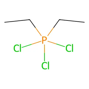 Trichloro(diethyl)-lambda~5~-phosphane structure
