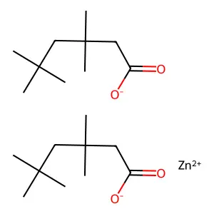 neodecanoic acid, zinc salt structure