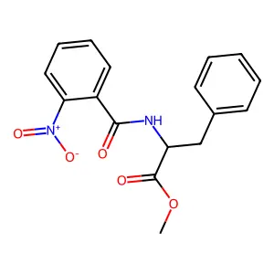Methyl 2-[(2-nitrobenzoyl)amino]-3-phenylpropanoate structure