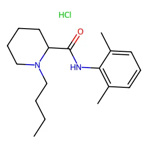 Levobupivacaine hydrochloride structure