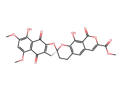 beta-Rubromycin structure