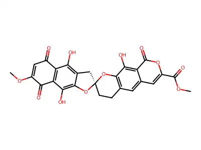 gamma-Rubromycin structure