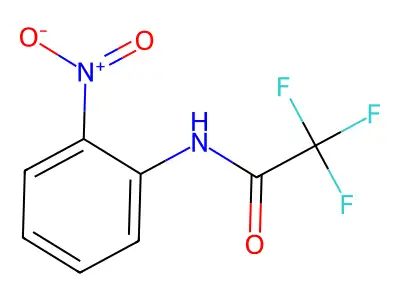 2,2,2-trifluoro-N-(2-nitrophenyl)acetamide structure