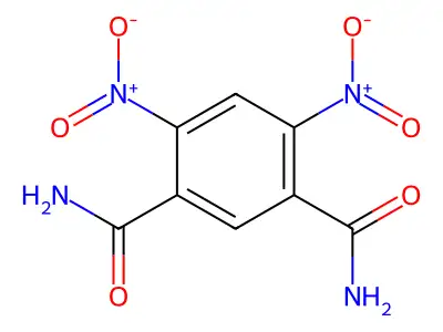 4,6-Dinitrobenzene-1,3-dicarboxamide structure