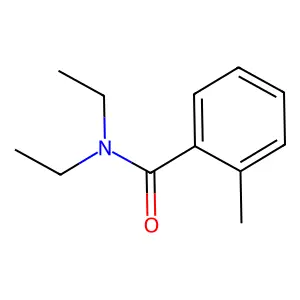 2-甲基-N,N-二乙基苯甲酰胺 structure