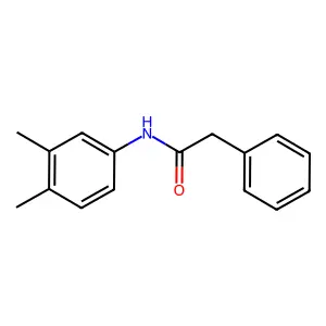 N-(3,4-dimethylphenyl)-2-phenylacetamide structure