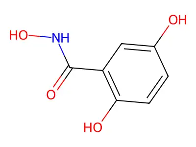 Gentisohydroxamic acid structure