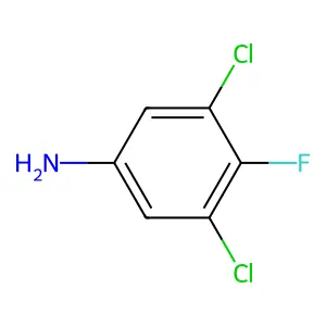 3,5-Dichloro-4-fluoroaniline structure