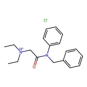 N-Benzyl-N~2~,N~2~-diethyl-N-phenylglycinamide--hydrogen chloride (1/1) structure