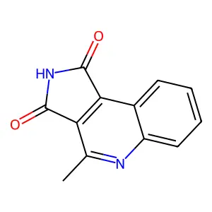 4-Methyl-1H-pyrrolo(3,4-c)quinoline-1,3(2H)-dione structure